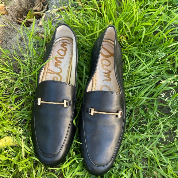 - Sam Edelman Loraine Black Leather Loafers Size 7 womens - Picture 4 of 9